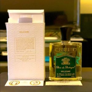 Sprayed few times, everything is original in box.This is a great cologne.